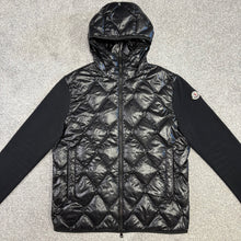Load image into Gallery viewer, Moncler Quilted Tricot Cardigan Black Size XL
