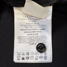 Load image into Gallery viewer, Moncler Polo Long Sleeve Black Size Large
