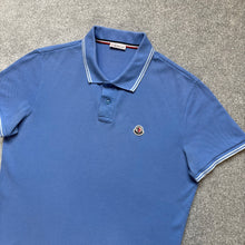 Load image into Gallery viewer, Moncler Polo Light Blue Size Large
