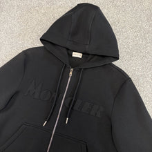 Load image into Gallery viewer, Moncler Zip-Up Hoodie Black Size Medium
