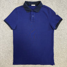 Load image into Gallery viewer, Moncler Polo Blue Size Small
