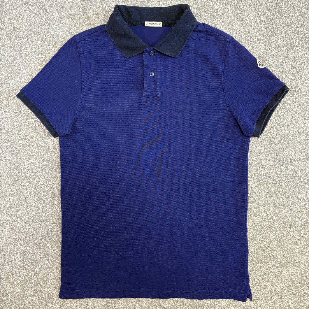 Moncler Polo Blue Size Small