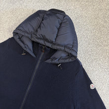 Load image into Gallery viewer, Moncler Tricot Cardigan Navy Size Large
