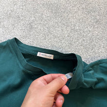 Load image into Gallery viewer, Moncler Double Logo T-Shirt Dark Green Size XXL
