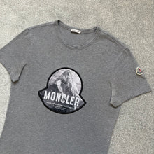 Load image into Gallery viewer, Moncler Mountain T-Shirt Grey Size Medium
