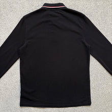 Load image into Gallery viewer, Moncler Polo Long Sleeve Black Size Large
