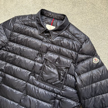 Load image into Gallery viewer, Moncler Tenibres Down Shirt Navy Size 7
