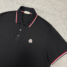 Load image into Gallery viewer, Moncler Polo Black Size XL
