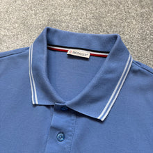 Load image into Gallery viewer, Moncler Polo Light Blue Size Large
