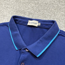 Load image into Gallery viewer, Moncler Polo Blue Size XXXL
