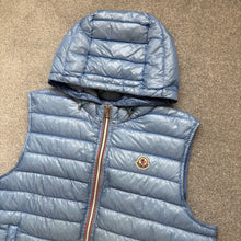 Load image into Gallery viewer, Moncler Gien Gilet Baby Blue Size 6
