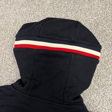 Load image into Gallery viewer, Moncler Tricolour Zip-Up Hoodie Navy Size Small
