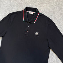 Load image into Gallery viewer, Moncler Polo Black Size Medium
