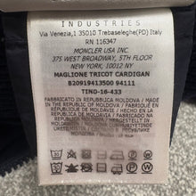 Load image into Gallery viewer, Moncler Tricot Cardigan Navy Size Large
