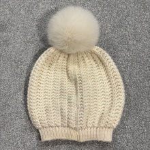 Load image into Gallery viewer, Women’s Moncler Pom-Pom Beanie Cream SzUNI
