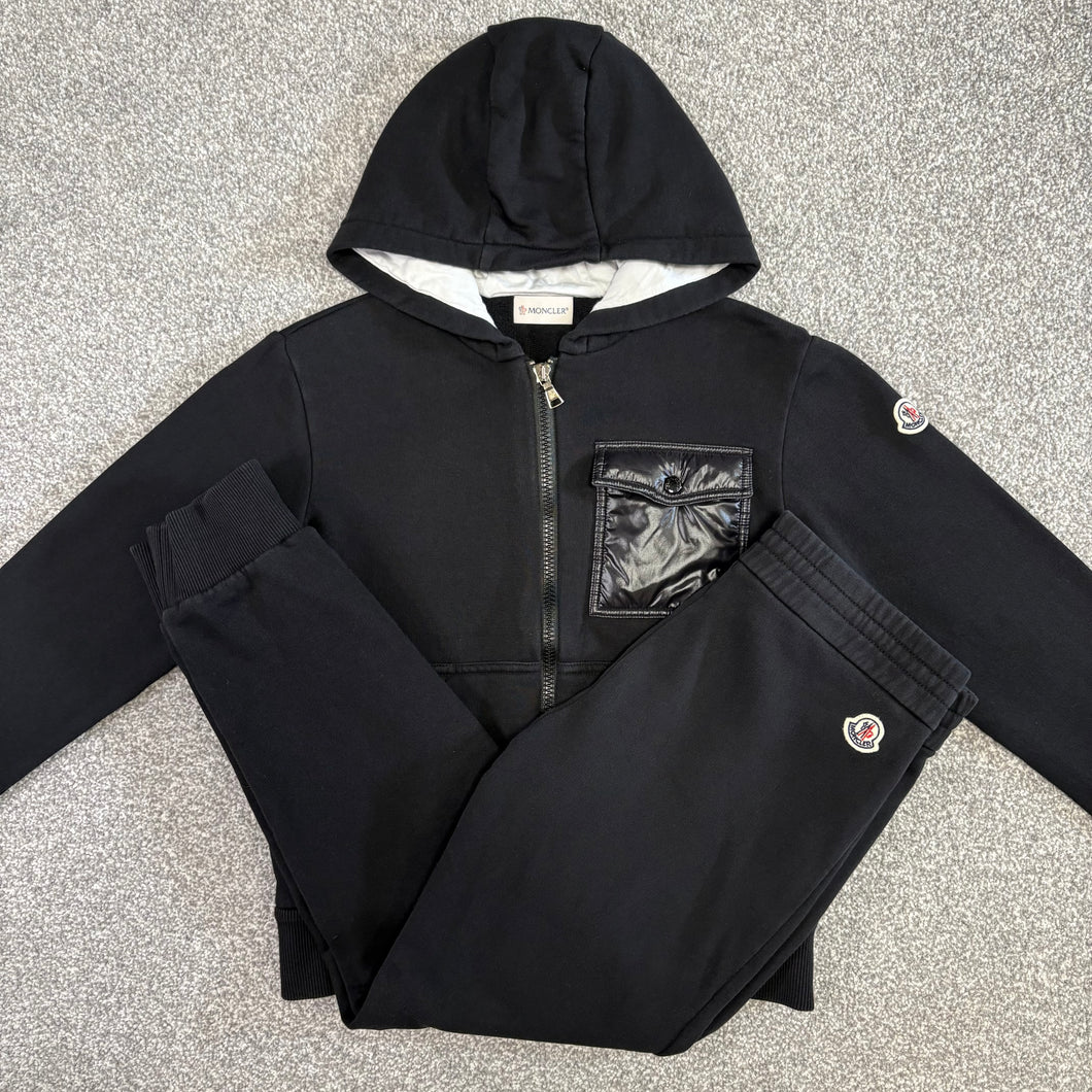 Moncler Tracksuit Black Age 12