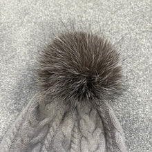 Load image into Gallery viewer, Women’s Moncler Pom-Pom Beanie Grey SzUNI
