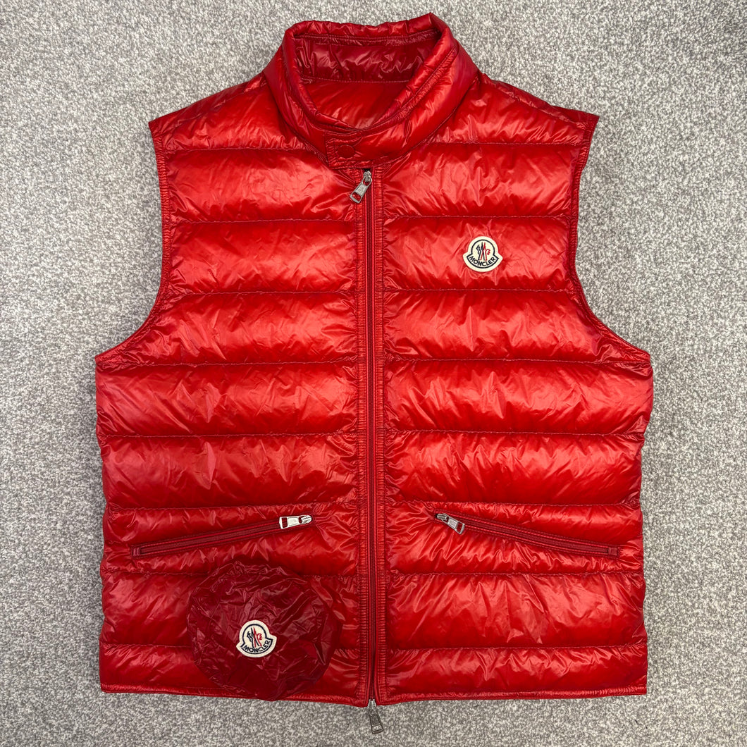 Moncler Gui Gilet Red Size 2