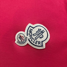 Load image into Gallery viewer, Moncler Double Logo T-Shirt Dark Pink Size XXL
