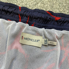 Load image into Gallery viewer, Moncler Swimshorts Navy &amp; Red Size XXL
