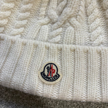 Load image into Gallery viewer, Women’s Moncler Wool &amp; Cashmere Pom-Pom Beanie White SzUNI
