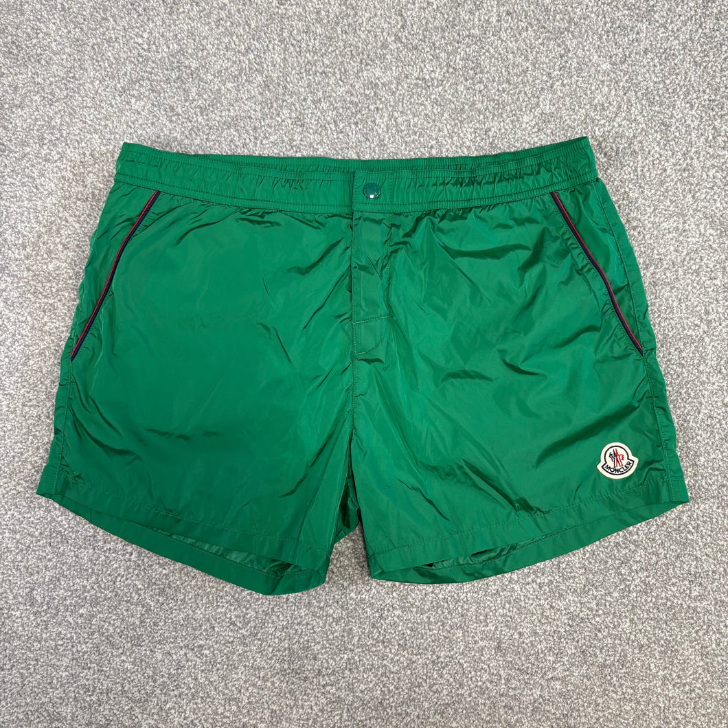 Moncler Swimshorts Green Size XL