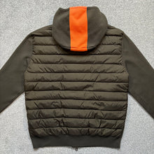 Load image into Gallery viewer, Moncler Tricot Cardigan Khaki &amp; Orange Size Medium
