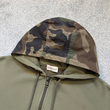 Load image into Gallery viewer, Moncler Khaki &amp; Camo Zip-Up Size Large
