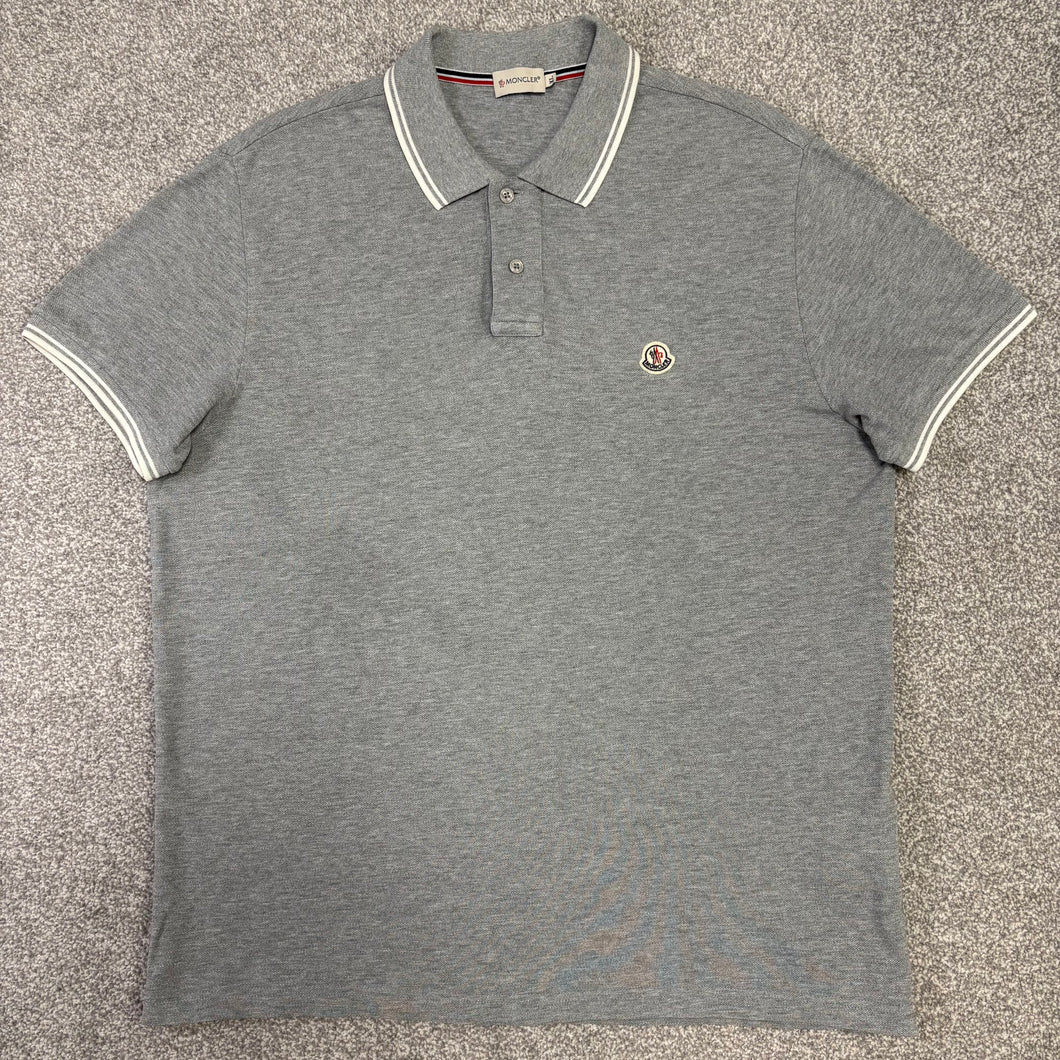 Moncler Polo Grey Size XL