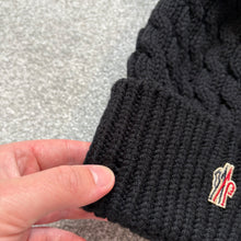 Load image into Gallery viewer, Women’s Moncler Grenoble Pom-Pom Beanie Black SzUNI
