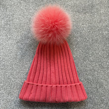 Load image into Gallery viewer, Women’s Moncler Pom-Pom Beanie Light Pink SzUNI
