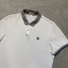 Load image into Gallery viewer, Moncler Polo White Size Large
