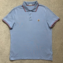 Load image into Gallery viewer, Moncler Polo Light Blue Size Large
