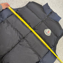 Load image into Gallery viewer, Moncler Almaz Gilet Black &amp; Navy Size 5
