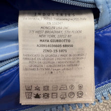 Load image into Gallery viewer, Moncler Maya Baby Blue Size 3
