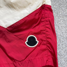 Load image into Gallery viewer, Moncler Swimshorts Navy White &amp; Red Size Medium
