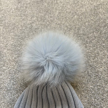 Load image into Gallery viewer, Women’s Moncler Pom-Pom Beanie Baby Blue SzUNI
