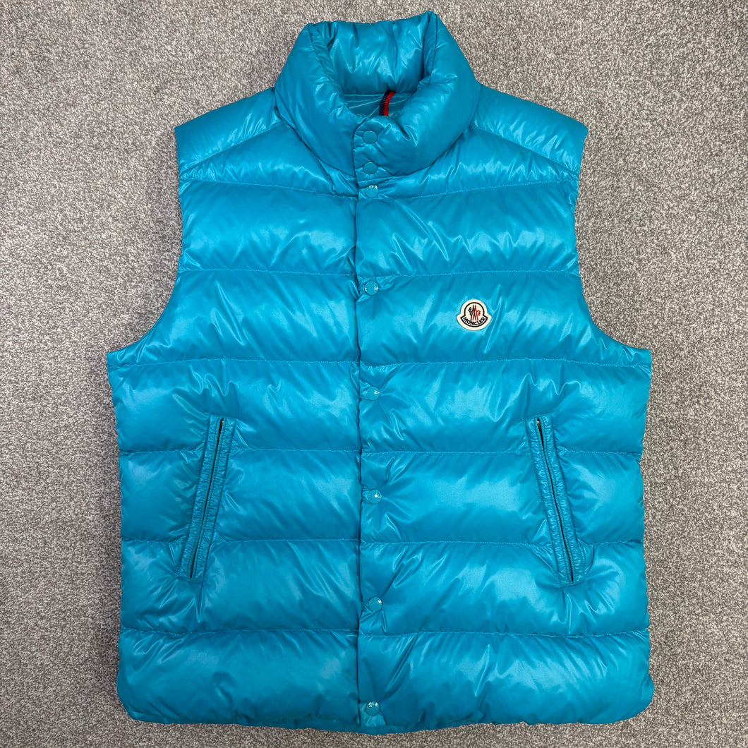 Moncler Tibb Gilet Turquoise Size 5