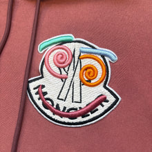 Load image into Gallery viewer, Moncler Smiley Hoodie Dark Pink Size Medium
