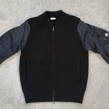 Load image into Gallery viewer, Women’s Moncler Tricot Black &amp; Navy Size Large
