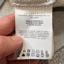 Load image into Gallery viewer, Moncler Tape Logo Sweatshirt Grey Size XL
