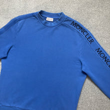 Load image into Gallery viewer, Moncler Sweatshirt Blue Size Large
