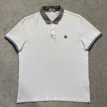 Load image into Gallery viewer, Moncler Polo White Size Large
