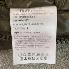 Load image into Gallery viewer, Moncler Maya Olive Green Size 2
