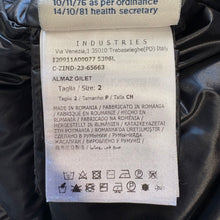 Load image into Gallery viewer, Moncler Almaz Gilet Black &amp; Navy Size 2
