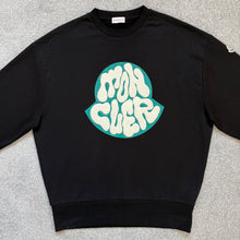 Load image into Gallery viewer, Moncler Logo Sweatshirt Black Size Medium
