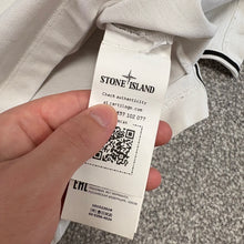 Load image into Gallery viewer, Stone Island Polo White Size Medium
