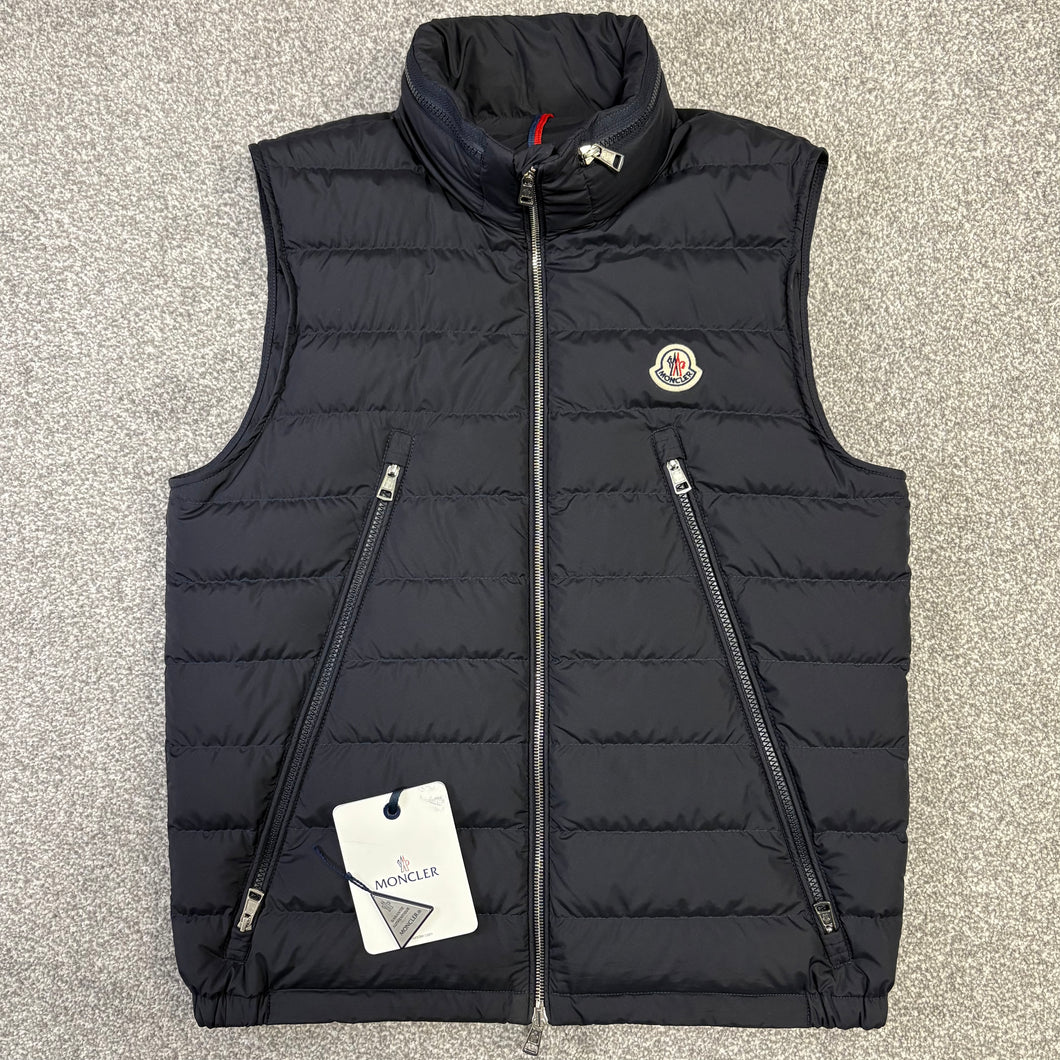 Moncler Albyt Gilet Navy Size 2