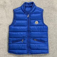 Load image into Gallery viewer, Moncler Gui Gilet Blue Age 10

