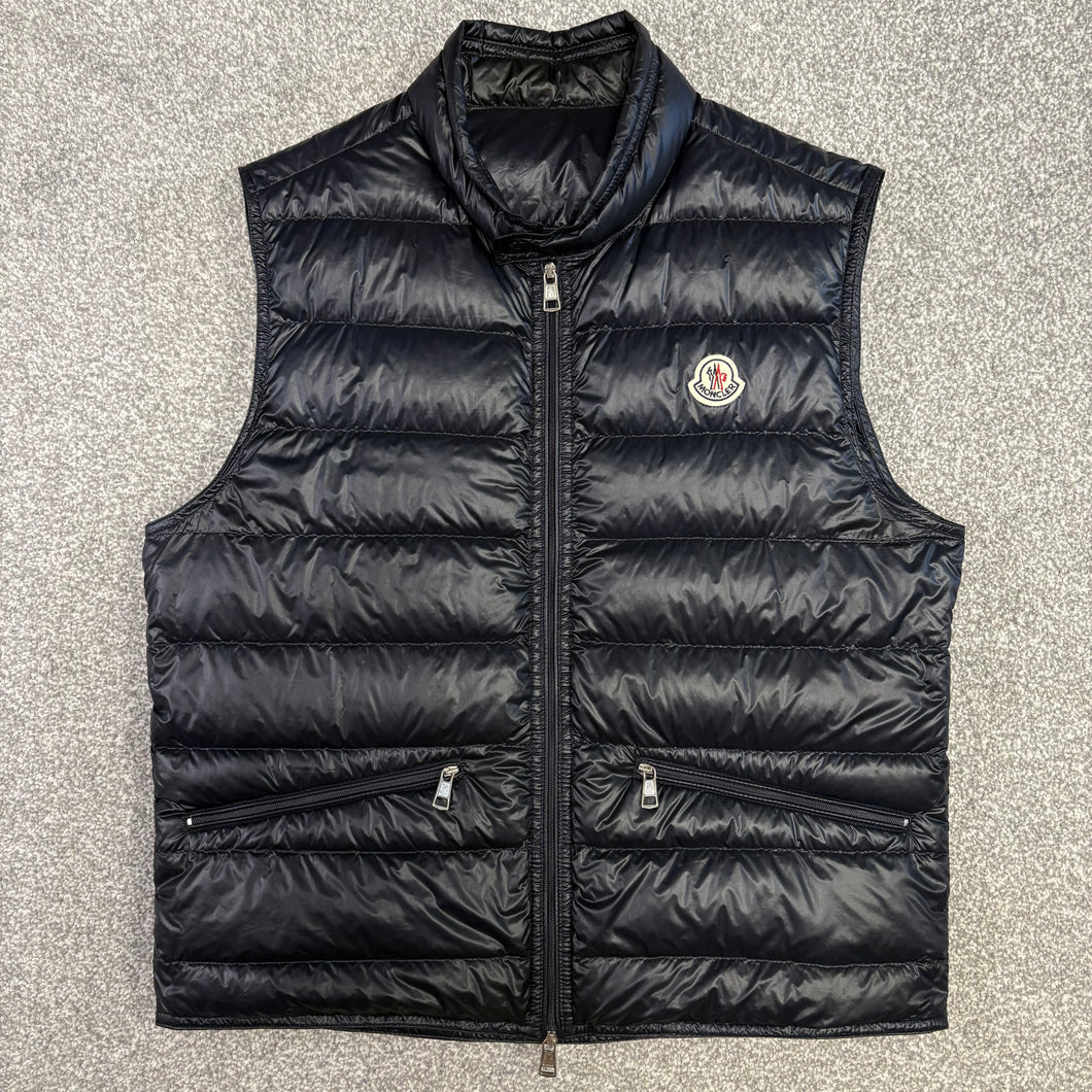 Moncler Gui Gilet Navy Size 2